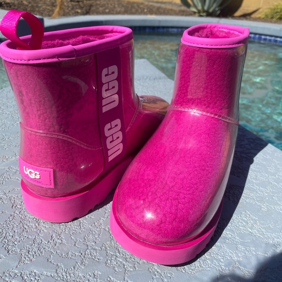 UGG hot pink waterproof boots NWOB - Picture 8 of 9
